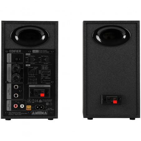 Тонколони Edifier MR3 BL, 36W RMS, BT V5.4, RCA, AUX, Hi-Res, ConneX, Активни, Акустични настройки, Черен