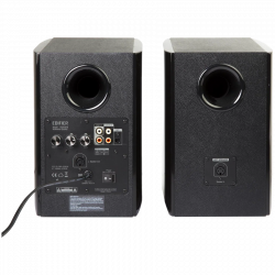 Тонколони Edifier R2000DB BL 2.0, 120W RMS, Bluetooth, 3.5mm към RCA, DSP, Eagle Eye говорители, 10°C наклон, Дистанционно управление, MDF корпус, Черен