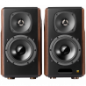 Тонколони Edifier S2000MKIII, 130W, Активни, Bluetooth 5.0, 2xRCA, OLED дисплей, Кафяв