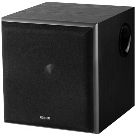 Субуфер Edifier T5, 70W RMS, 8" басов говорител, Честоти до 38Hz, 2xRCA, Low-pass филтър, Черен