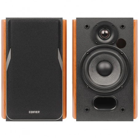 Тонколони Edifier R1380T, 42W RMS, 2хRCA, Дистанционно управление, Дървен корпус, Кафяв