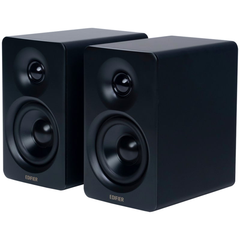 Тонколони Edifier M60 BL, 66W RMS, Bluetooth V5.3, Hi-Res & Hi-Res, DSP, USB-C, 3.5 AUX, ConneX, Ръчно изработен корпус, Черен