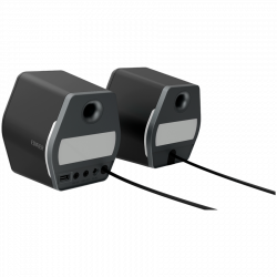 Геймърски тонколони Edifier G2000 2.0 BL, 16W RMS, BT V5.1, USB, AUX, RGB, Hi-Fi, 3 режима, Памет на настройки, Черен