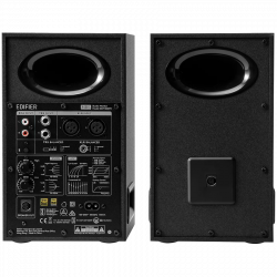 Тонколони Edifier MR5 BL, 110W RMS, BT V6.0, Балансирани XLR&TRS, 3-канални, ConneX, RCA, AUX, Черен