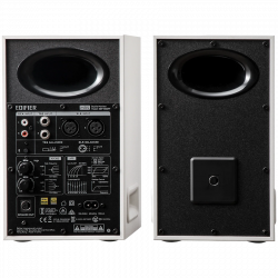 Тонколони Edifier MR5 WH, 110W RMS, BT V6.0, Балансирани XLR&TRS, 3-канални, ConneX, RCA, AUX, Бял