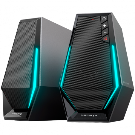 Тонколони Edifier G1500, 10W, 2x2.5" говорители, Bluetooth 5.3, RGB осветление, Черен