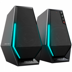 Тонколони Edifier G1500, 10W, 2x2.5" говорители, Bluetooth 5.3, RGB осветление, Черен