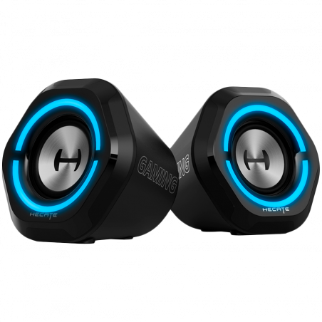 Тонколони Edifier G1000, 10W, 2x2.5" говорители, Bluetooth 5.3, RGB осветление, Черен