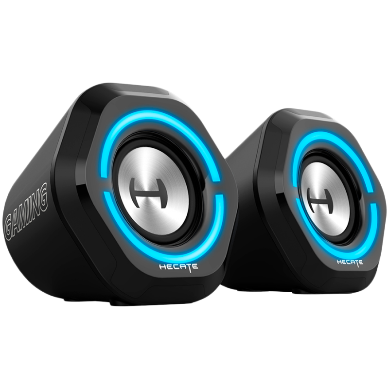 Тонколони Edifier G1000, 10W, 2x2.5" говорители, Bluetooth 5.3, RGB осветление, Черен