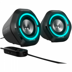 Тонколони Edifier G1000, 10W, 2x2.5" говорители, Bluetooth 5.3, RGB осветление, Черен