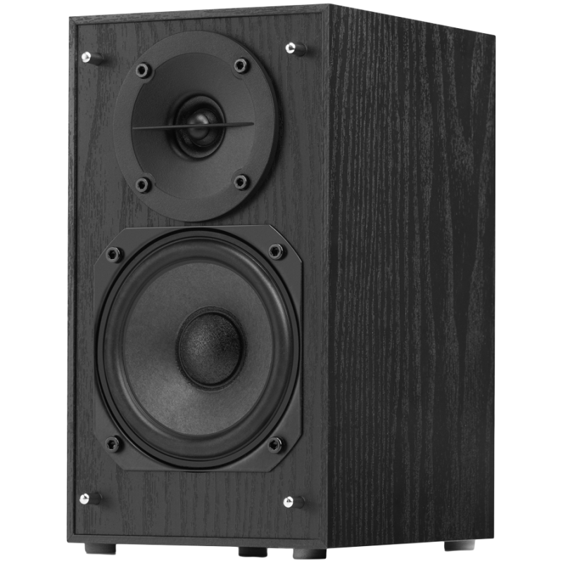 Тонколони Edifier R33BT, 10W, 3.5" + 0.5" говорители, Активни, Bluetooth 5.0, AUX, Черен