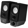Тонколони Edifier R19BT 2.0, 4W RMS, Bluetooth V5.3, USB, AUX, Дизайн с наклон, Преден 3.5 мм порт, Черен