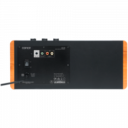 Тонколона Edifier D12, 70W, Bluetooth 5.0, RCA, AUX, Line-Out, USB-C, Кафяв