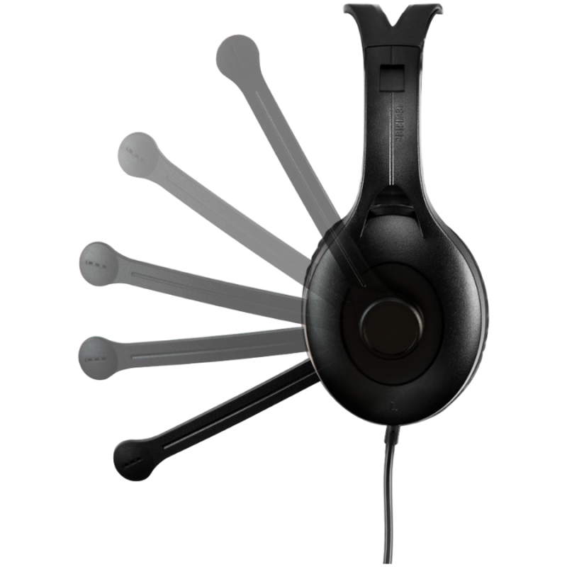 Слушалки Edifier K800, 40 мм говорители, Шумоизолиращ вграден микрофон, USB, Black