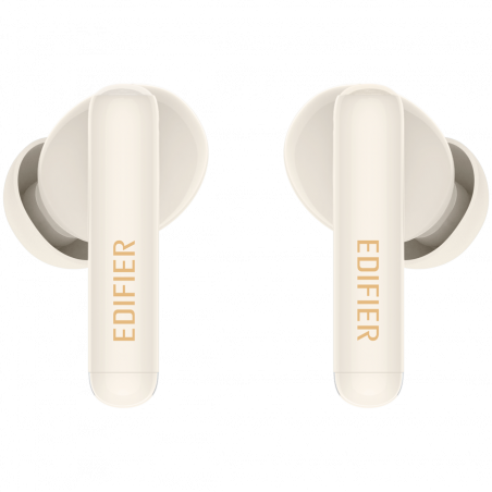 Безжични слушалки Edifier X5 Pro, Bluetooth 5.3, ANC, Сензорни контроли, До 31 часа, USB-C, IP55, Бежов