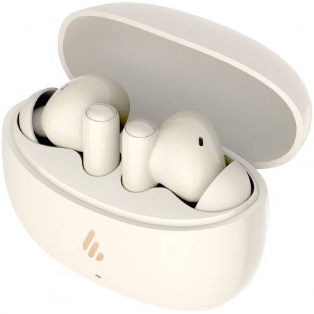 Безжични слушалки Edifier X5 Pro, Bluetooth 5.3, ANC, Сензорни контроли, До 31 часа, USB-C, IP55, Бежов