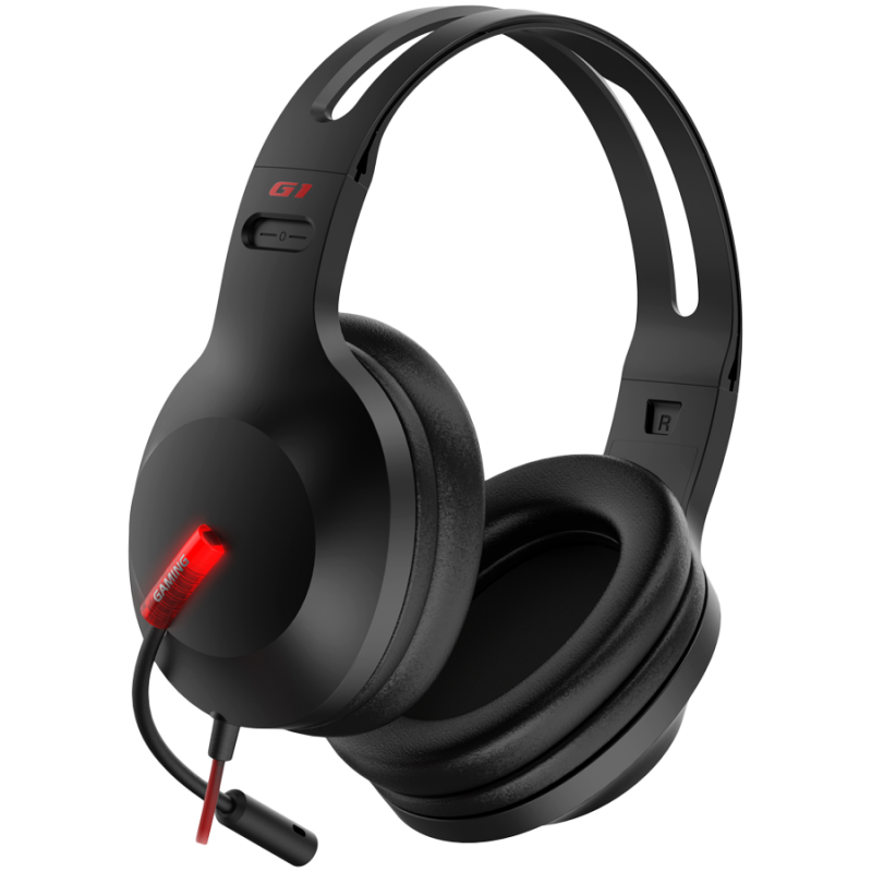 Геймърски слушалки Edifier G1, Въртящ се микрофон, USB, Black