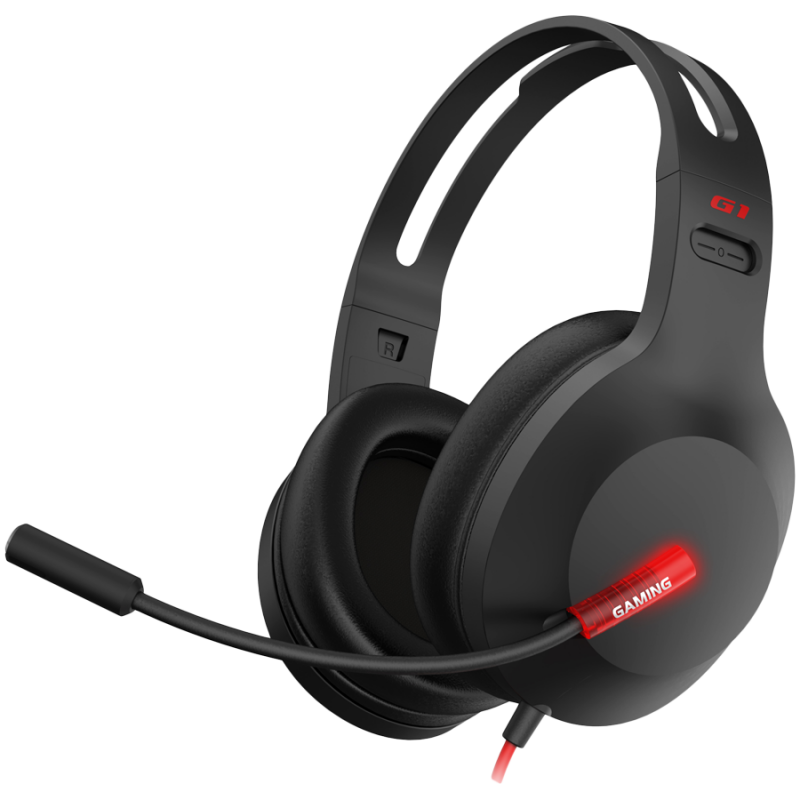 Геймърски слушалки Edifier G1, Въртящ се микрофон, USB, Black