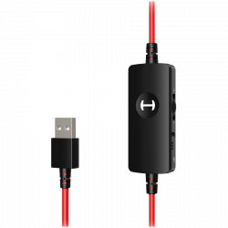 Геймърски слушалки Edifier G1, Въртящ се микрофон, USB, Black