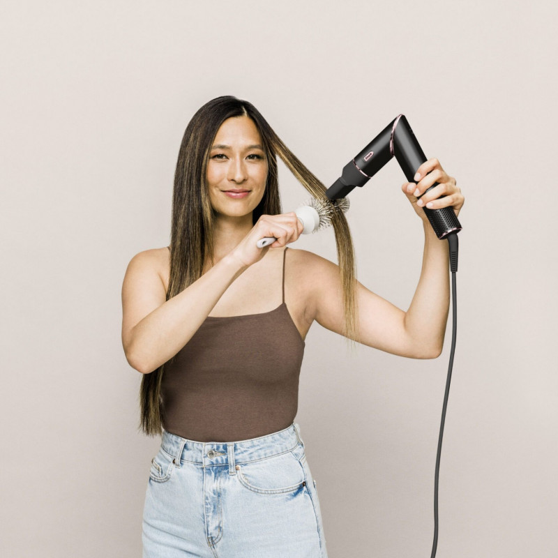 Сешоар за стилизиране на коса 3в1 Shark FlexStyle HD424EU, 1400W, 3 скорости и темп, Coanda, Предпазване от топлинно увреждане, Черен