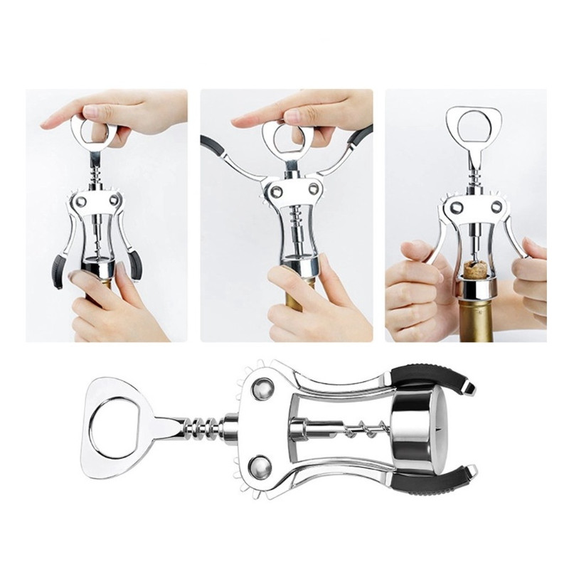 Тирбушон Bohmann BH 7710, 23.5 см, Отварачка, Лостов, Сребрист