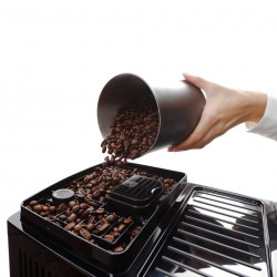 Еспресо машина Delonghi Magnifica START ECAM220.60.B, 1450W, 15 bar, 1.8 л, 4 програми, 13 нива на смилане, LatteCrema Hot, Опция за кафе на зърна, Черен