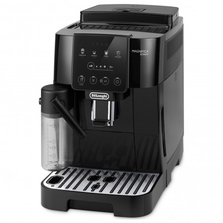 Еспресо машина Delonghi Magnifica START ECAM220.60.B, 1450W, 15 bar, 1.8 л, 4 програми, 13 нива на смилане, LatteCrema Hot, Опция за кафе на зърна, Черен