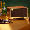 Тонколона Edifier D32 BR, 60W, 11 часа, Hi-Res Audio/Wireless, Bluetooth 5.3, Wi-Fi, Apple Airplay2, DRC, DSP,  Дървен корпус, Кафяв