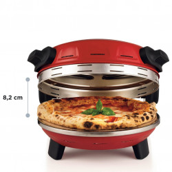Електрическа фурна за пица Ariete "Pizzeria Gourmet" 0934/00, 1500W, 32 см, До 400C, 5 нива, , Червен