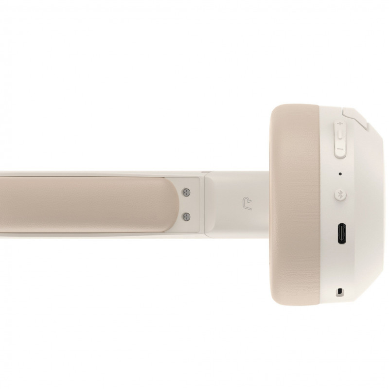Безжични слушалки Edifier W820NB Plus V25 Ivory, 40 мм, 80 часа, A.I, Динамични драйвери с титаниево покритие, Bluetooth V6.1, ANC, Hi-Res, Бежов