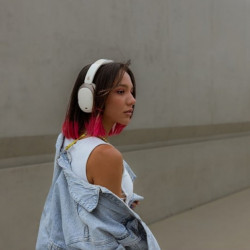 Безжични слушалки Edifier WH950NB Ivory, 40 мм, 55 часа, Динамични драйвери с титаниево покритие, 3 режима, Таймер, Bluetooth V5.3, ANC, ENC, Hi-Res, Бежов