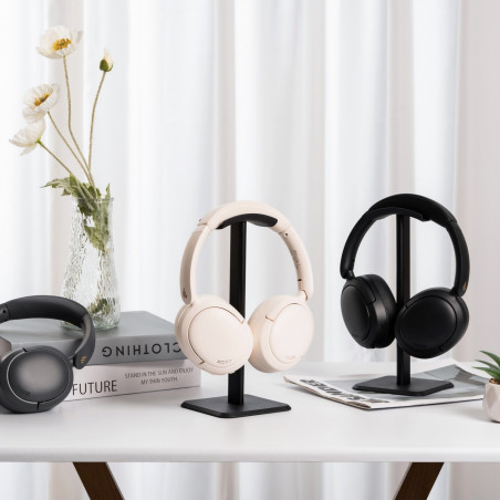 Безжични слушалки Edifier W800BT Pro IV, 40 мм, 45 часа, A.I, Динамични говорители с титаниево покритие, ANC, BT V5.4, Hi-Res, Multipoint, EQ режими, ConneX, Бежов