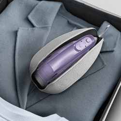 Ютия Tefal DB1612E0, 1000W, 70 мл, Dry&Steam, Вертикална пара, Microsteam 200, Бял/лилав