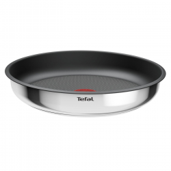 Комплект тигани и тенджери Tefal L881S504, 5 части, Неръждаема стомана, Титаниево незалепващо покритие, Фурна до 250°C, Подвижна дръжка, Индукция, Инокс