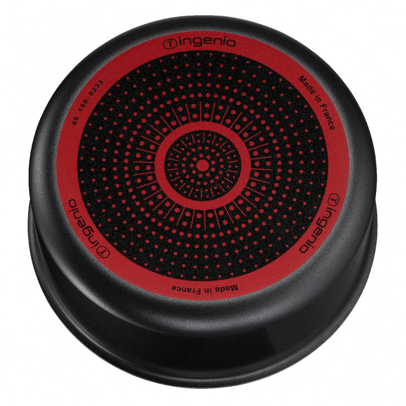 Комплект тигани Tefal Ingenio Easy Cook & Clean L1539053, 10 части, Подвижни дръжки, Незалепващо покритие, Thermo Signal, Черен