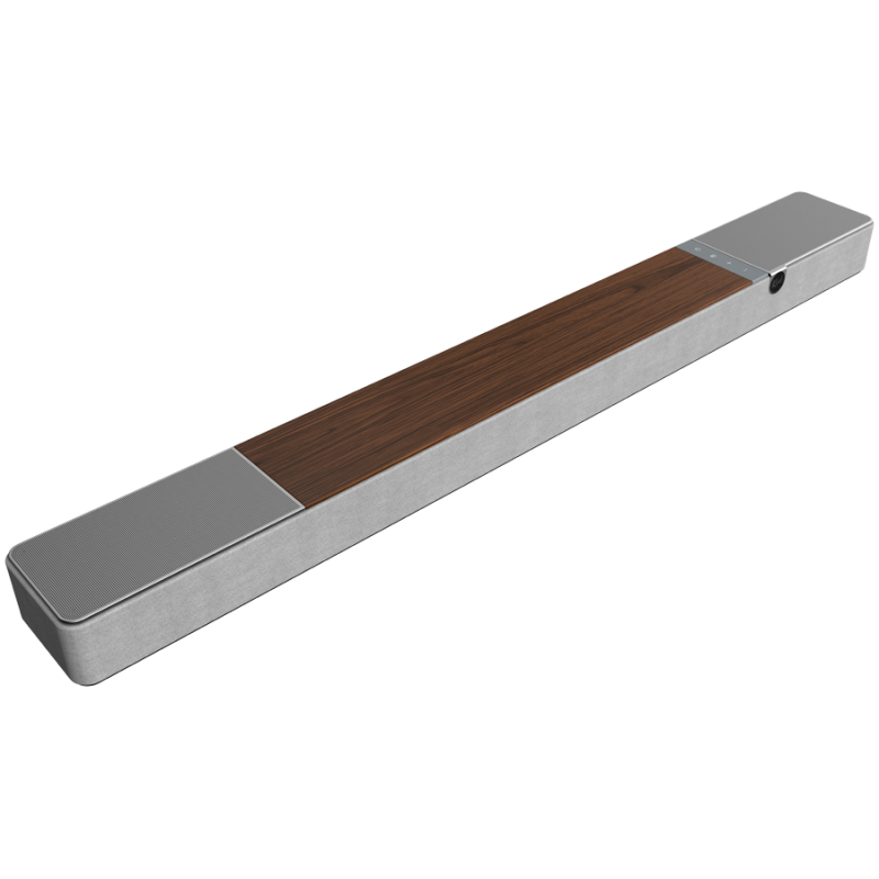 Саундбар Klipsch Flexus Core 200 Walnut, 185W RMS, 111.8 см, Dolby Atmos, Upfiring говорители, Орехово дърво/сив