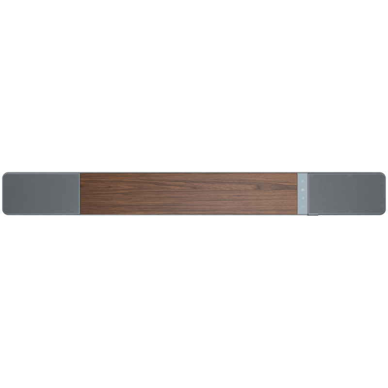 Саундбар Klipsch Flexus Core 200 Walnut, 185W RMS, 111.8 см, Dolby Atmos, Upfiring говорители, Орехово дърво/сив