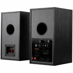 Тонколони Klipsch R-51PM Black, 120W RMS, Tractrix Horn, Bluetooth, Фоно предусилвател, USB-B, Оптичен вход, Черен