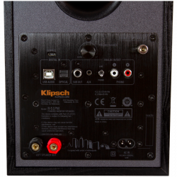 Тонколони Klipsch R-51PM Black, 120W RMS, Tractrix Horn, Bluetooth, Фоно предусилвател, USB-B, Оптичен вход, Черен