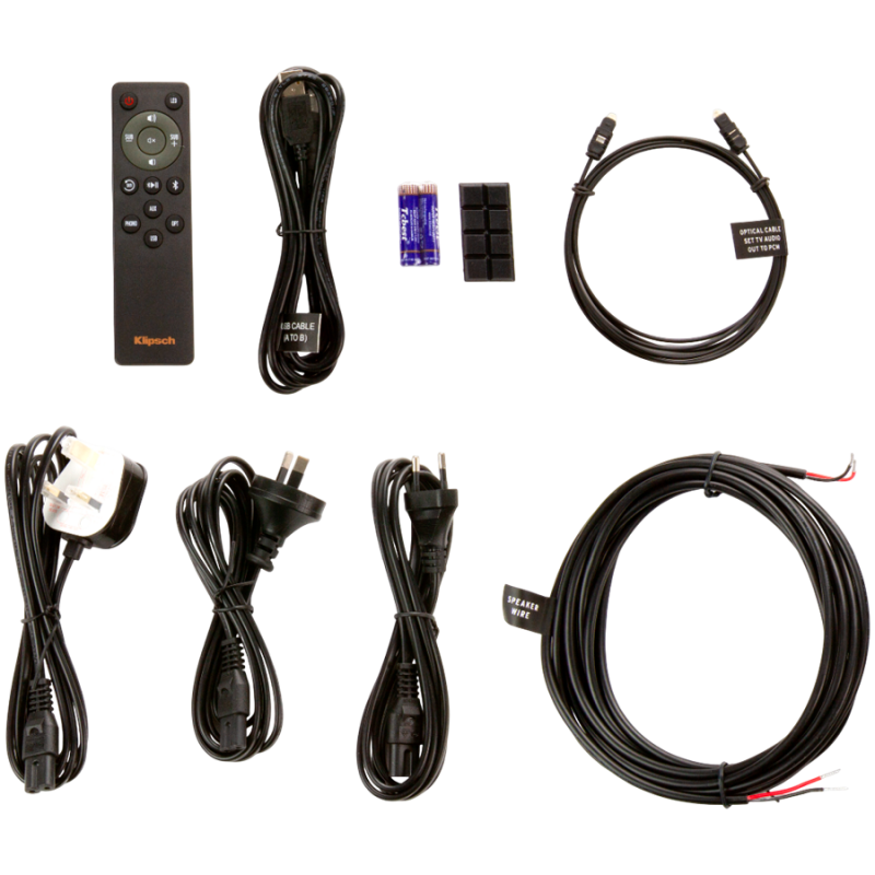 Тонколони Klipsch R-51PM Black, 120W RMS, Tractrix Horn, Bluetooth, Фоно предусилвател, USB-B, Оптичен вход, Черен