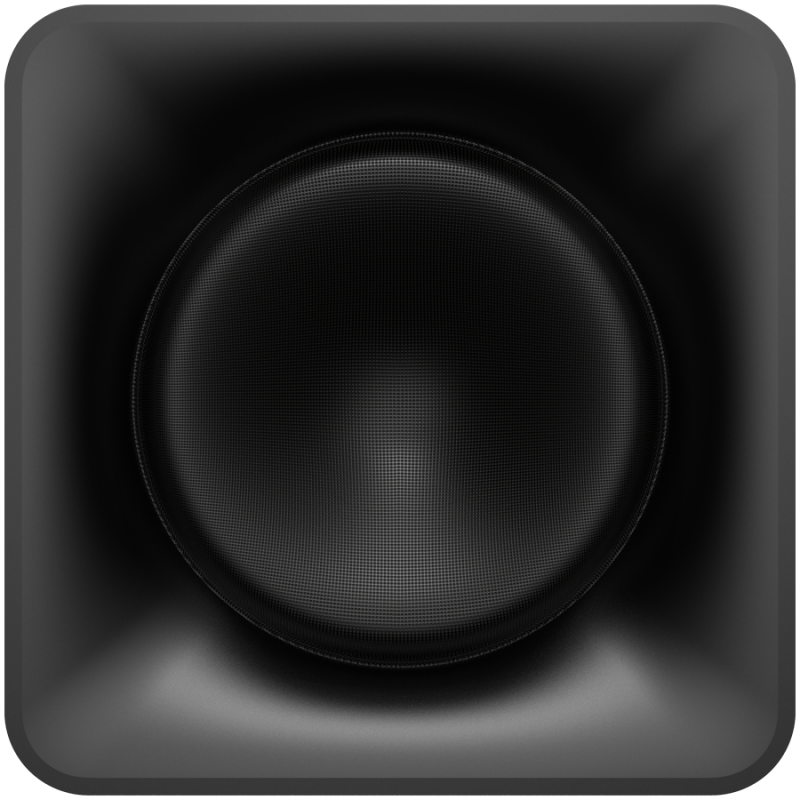 Субуфер Klipsch Flexus SUB 100 Black, 80W RMS, RCA, Flexus Transport 2.4 GHz Wireless, MDF корпус, Черен