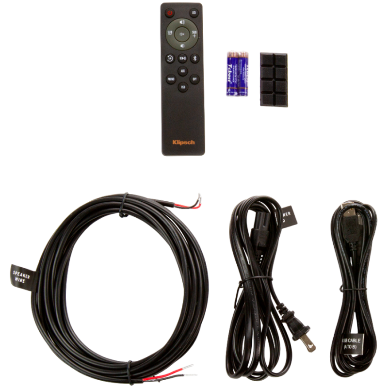 Тонколони Klipsch R-41PM, 70W RMS, Tractrix Horn, Bluetooth, Фоно предусилвател, USB-B, Оптичен вход, Черен