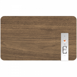 Тонколона Klipsch The Three Plus Walnut, 120W, 2.1, 45Hz, USB+USB-C, Type-A, RCA, Bluetooth, Мобилно приложение, Орехово дърво/сив