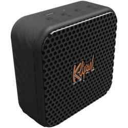 Преносима тонколона Klipsch Austin Black, 10W RMS, 12 часа, Bluetooth 5.3, USB-C, Мобилно приложение, Микрофон, IP67, Черен