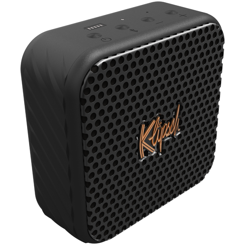 Преносима тонколона Klipsch Austin Black, 10W RMS, 12 часа, Bluetooth 5.3, USB-C, Мобилно приложение, Микрофон, IP67, Черен