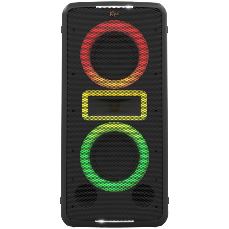 Преносима аудио система Klipsch New York Black, 12 часа, Bluetooth 5.2, 5000 mAh, AUX, USB, Party Link, Микрофон, Черен