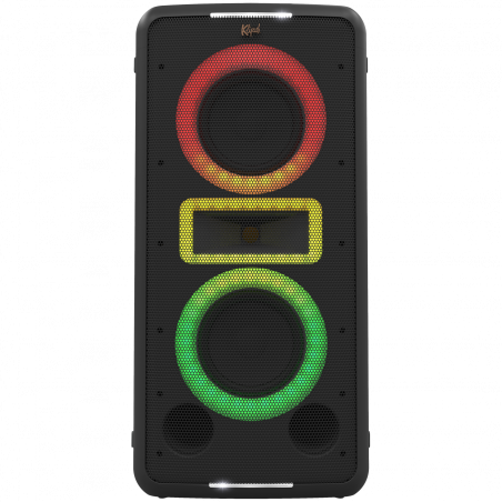 Преносима аудио система Klipsch New York Black, 12 часа, Bluetooth 5.2, 5000 mAh, AUX, USB, Party Link, Микрофон, Черен