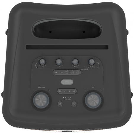 Преносима аудио система Klipsch New York Black, 12 часа, Bluetooth 5.2, 5000 mAh, AUX, USB, Party Link, Микрофон, Черен