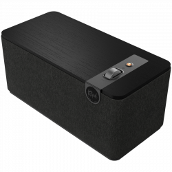Настолна тонколона Klipsch The One Plus 2.1 MB, 60W, Bluetooth 5.3, USB-C, Би-амплифация, Дървен корпус, Мобилно приложение, Черен мат
