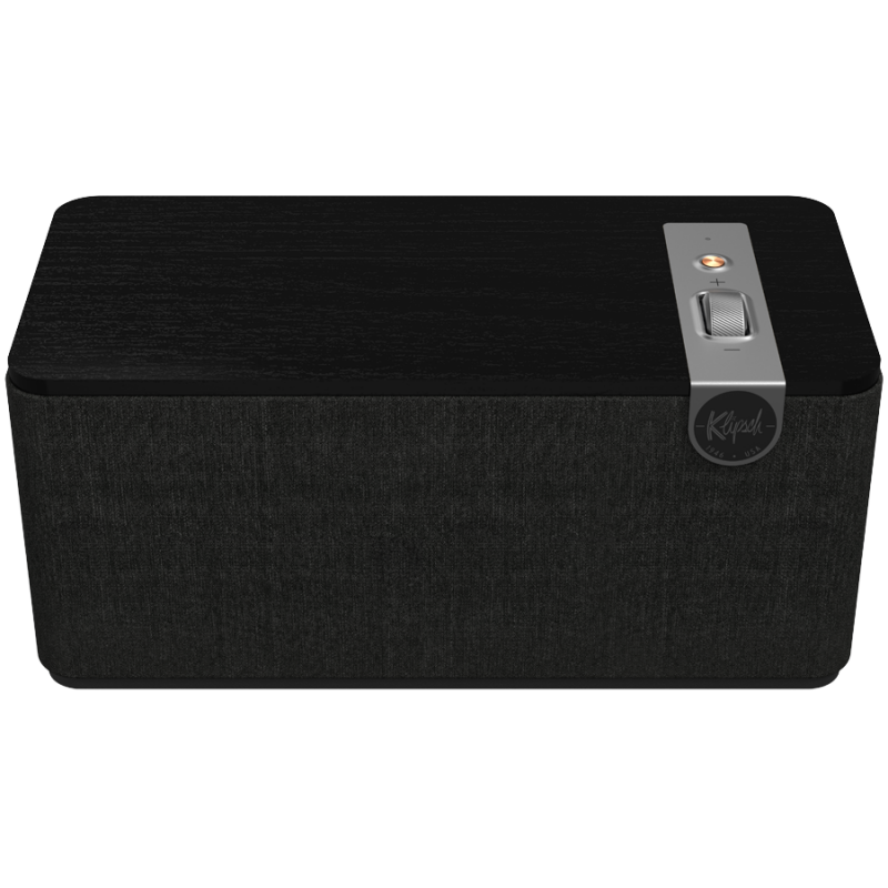 Настолна тонколона Klipsch The One Plus 2.1 MB, 60W, Bluetooth 5.3, USB-C, Би-амплифация, Дървен корпус, Мобилно приложение, Черен мат